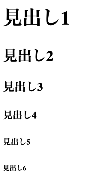 見出し